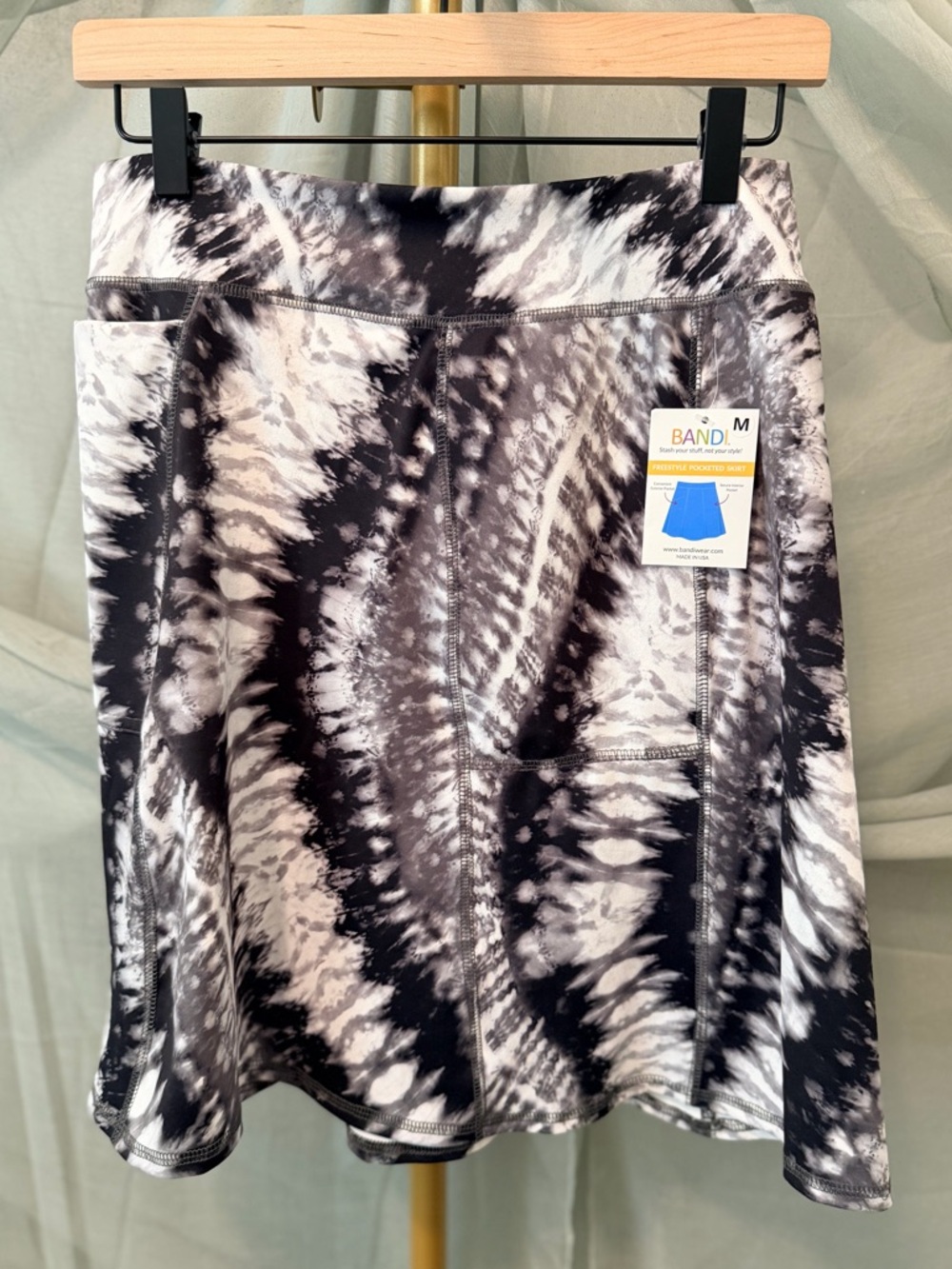 BANDI Black and White Sport Skirt